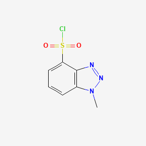 1-methyl-1H-1,2,3-benzotriazole-4-sulfonyl chloride