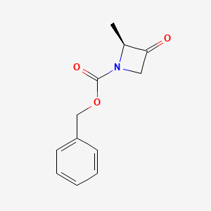molecular formula C12H13NO3 B2521219 benzyl (2S)-2-methyl-3-oxoazetidine-1-carboxylate CAS No. 613688-34-9