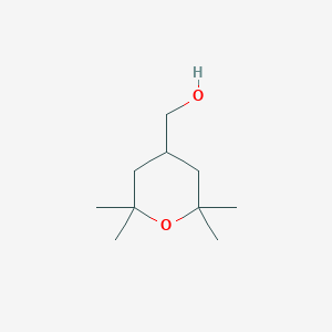 molecular formula C10H20O2 B2521252 (2,2,6,6-tetramethyloxan-4-yl)methanol CAS No. 1314398-25-8