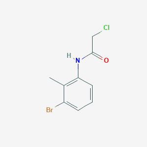 molecular formula C9H9BrClNO B2521290 N-(3-bromo-2-methylphenyl)-2-chloroacetamide CAS No. 99548-76-2