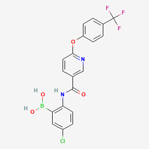 molecular formula C19H13BClF3N2O4 B2521350 Hsl-IN-1 