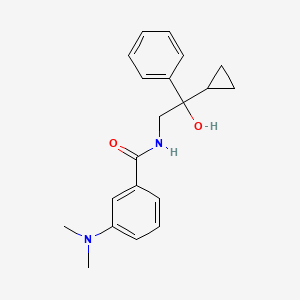 molecular formula C20H24N2O2 B2521420 N-(2-cyclopropyl-2-hydroxy-2-phenylethyl)-3-(dimethylamino)benzamide CAS No. 1421465-75-9