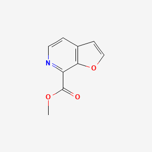 molecular formula C9H7NO3 B2521429 Methyl furo[2,3-c]pyridine-7-carboxylate CAS No. 1140239-85-5