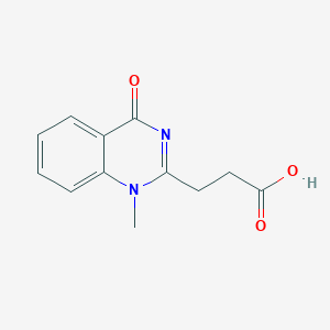 3-(1-Methyl-4-oxo-1,4-dihydroquinazolin-2-yl)propanoic acid