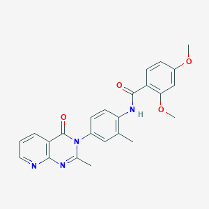 2,4-dimethoxy-N-(2-methyl-4-(2-methyl-4-oxopyrido[2,3-d]pyrimidin-3(4H)-yl)phenyl)benzamide