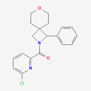 2-(6-Chloropyridine-2-carbonyl)-1-phenyl-7-oxa-2-azaspiro[3.5]nonane
