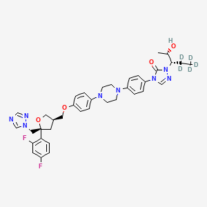 molecular formula C37H42F2N8O4 B2521559 Posaconazole-D5 