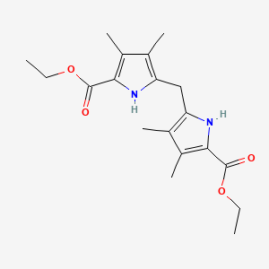 molecular formula C19H26N2O4 B2521587 Diethyl 2,2'-methylenebis(3,4-dimethyl-5-pyrrolecarboxylate) CAS No. 27226-48-8