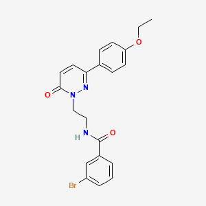 3-bromo-N-(2-(3-(4-ethoxyphenyl)-6-oxopyridazin-1(6H)-yl)ethyl)benzamide