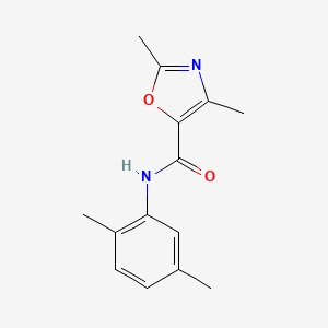 molecular formula C14H16N2O2 B2521635 N-(2,5-dimethylphenyl)-2,4-dimethyloxazole-5-carboxamide CAS No. 862829-27-4