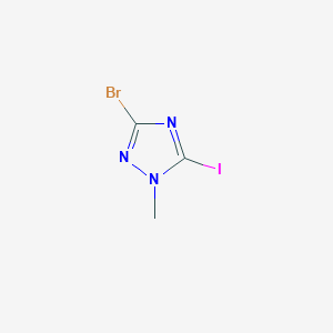 3-Bromo-5-iodo-1-methyl-1H-1,2,4-triazole
