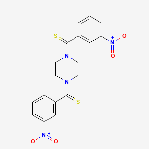 1,4-Bis(3-nitrobenzenecarbothioyl)piperazine