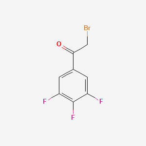 molecular formula C8H4BrF3O B2521647 3,4,5-Trifluorophenacyl bromide CAS No. 443914-94-1