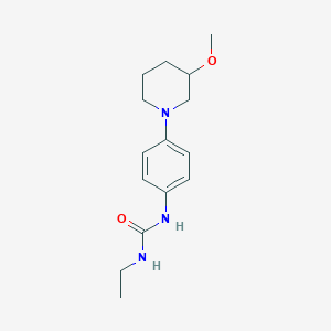 1-Ethyl-3-(4-(3-methoxypiperidin-1-yl)phenyl)urea