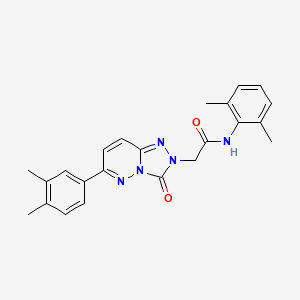 molecular formula C23H23N5O2 B2521656 N-(2,6-dimethylphenyl)-2-[6-(3,4-dimethylphenyl)-3-oxo-2H,3H-[1,2,4]triazolo[4,3-b]pyridazin-2-yl]acetamide CAS No. 1251582-48-5