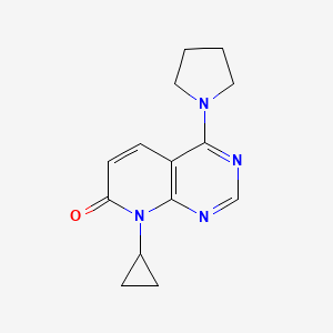8-cyclopropyl-4-(pyrrolidin-1-yl)pyrido[2,3-d]pyrimidin-7(8H)-one
