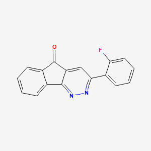B2521687 3-(2-fluorophenyl)-5H-indeno[1,2-c]pyridazin-5-one CAS No. 161111-63-3