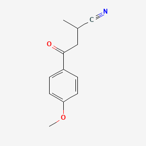 4-(4-Methoxyphenyl)-2-methyl-4-oxobutanenitrile