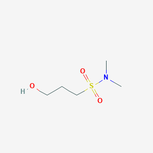 molecular formula C5H13NO3S B2521729 3-hydroxy-N,N-dimethylpropane-1-sulfonamide CAS No. 152537-54-7