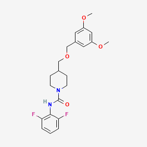 N-(2,6-difluorophenyl)-4-(((3,5-dimethoxybenzyl)oxy)methyl)piperidine-1-carboxamide