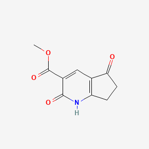 molecular formula C10H9NO4 B2521774 methyl 2,5-dioxo-2,5,6,7-tetrahydro-1H-cyclopenta[b]pyridine-3-carboxylate CAS No. 650597-78-7