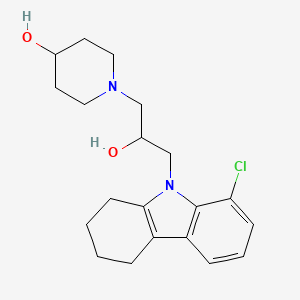 1-(3-(8-chloro-3,4-dihydro-1H-carbazol-9(2H)-yl)-2-hydroxypropyl)piperidin-4-ol