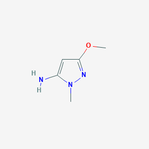 molecular formula C5H9N3O B2521839 3-methoxy-1-methyl-1H-pyrazol-5-amine CAS No. 1201935-28-5