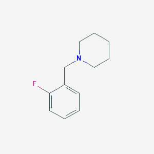 molecular formula C12H16FN B2521857 1-(2-Fluorobenzyl)piperidine CAS No. 1426-74-0