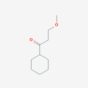 molecular formula C10H18O2 B2521907 1-cyclohexyl-3-methoxypropan-1-one CAS No. 13487-14-4