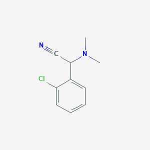 molecular formula C10H11ClN2 B2521944 2-(2-Chlorophenyl)-2-(dimethylamino)acetonitrile CAS No. 15190-07-5