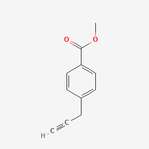 molecular formula C11H10O2 B2521961 Methyl 4-(prop-2-YN-1-YL)benzoate CAS No. 1260671-23-5