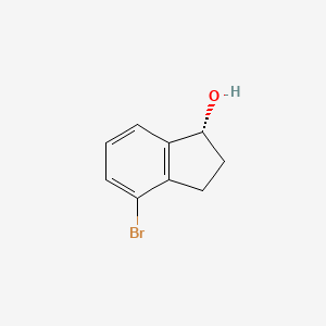molecular formula C9H9BrO B2521984 (1R)-4-bromo-2,3-dihydro-1H-inden-1-ol CAS No. 83808-07-5