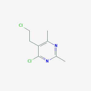 4-Chloro-5-(2-chloroethyl)-2,6-dimethylpyrimidine