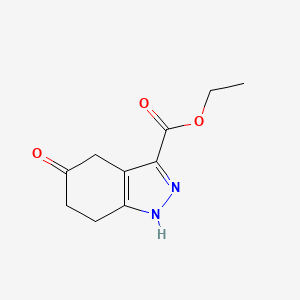 ethyl 5-oxo-4,5,6,7-tetrahydro-1H-indazole-3-carboxylate