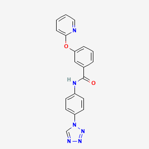 N-(4-(1H-tetrazol-1-yl)phenyl)-3-(pyridin-2-yloxy)benzamide