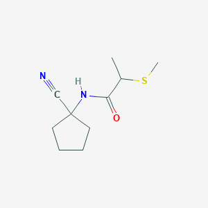 N-(1-cyanocyclopentyl)-2-(methylsulfanyl)propanamide
