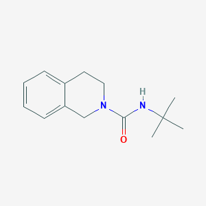 molecular formula C14H20N2O B2522308 N-tert-butyl-1,2,3,4-tetrahydroisoquinoline-2-carboxamide CAS No. 127829-69-0