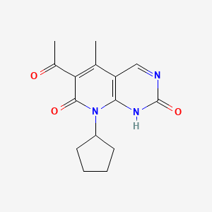 molecular formula C15H17N3O3 B2522379 Palbociclib Impurity CAS No. 2172256-78-7