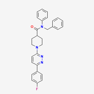 molecular formula C29H27FN4O B2522610 N-benzyl-1-[6-(4-fluorophenyl)pyridazin-3-yl]-N-phenylpiperidine-4-carboxamide CAS No. 1203198-75-7