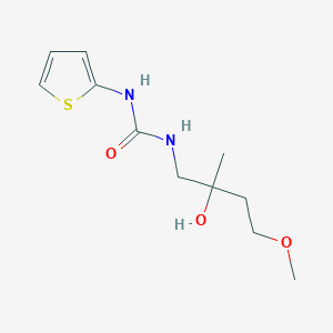 1-(2-Hydroxy-4-methoxy-2-methylbutyl)-3-(thiophen-2-yl)urea