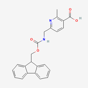 6-[({[(9H-fluoren-9-yl)methoxy]carbonyl}amino)methyl]-2-methylpyridine-3-carboxylic acid