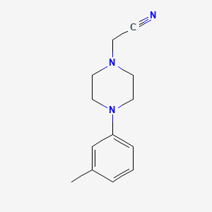 2-[4-(3-Methylphenyl)piperazin-1-yl]acetonitrile