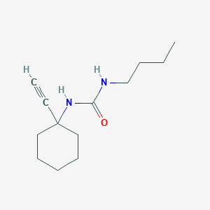 molecular formula C13H22N2O B2522831 3-butyl-1-(1-ethynylcyclohexyl)urea CAS No. 92107-11-4