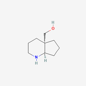 molecular formula C9H17NO B2522873 rac-[(4ar,7as)-octahydro-1H-cyclopenta[b]pyridin-4a-yl]methanol CAS No. 1932175-67-1