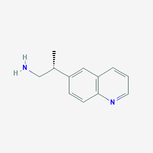 (2R)-2-Quinolin-6-ylpropan-1-amine