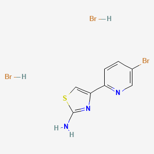 4-(5-Bromopyridin-2-yl)-1,3-thiazol-2-amine dihydrobromide
