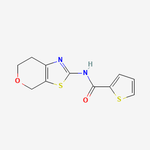 N-(6,7-dihydro-4H-pyrano[4,3-d]thiazol-2-yl)thiophene-2-carboxamide
