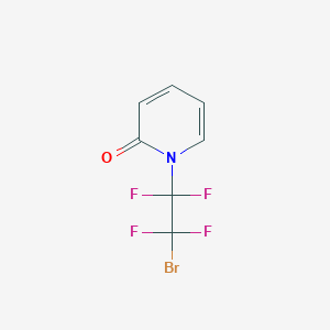 molecular formula C7H4BrF4NO B2522917 2-Pyridone-N-tetrafluorobromoethane CAS No. 2368872-06-2