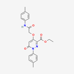 Ethyl 4-[2-(4-methylanilino)-2-oxoethoxy]-1-(4-methylphenyl)-6-oxopyridazine-3-carboxylate