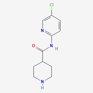 N-(5-chloropyridin-2-yl)piperidine-4-carboxamide